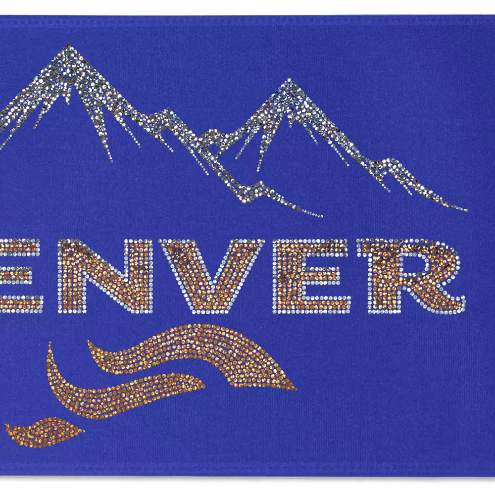 Ruban de satin (pailleté) de 9" pouces