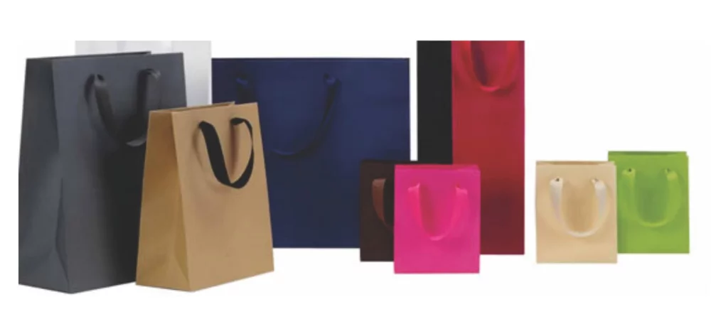 Cotton Twill Handle Gift Bag (8"x4"x10")