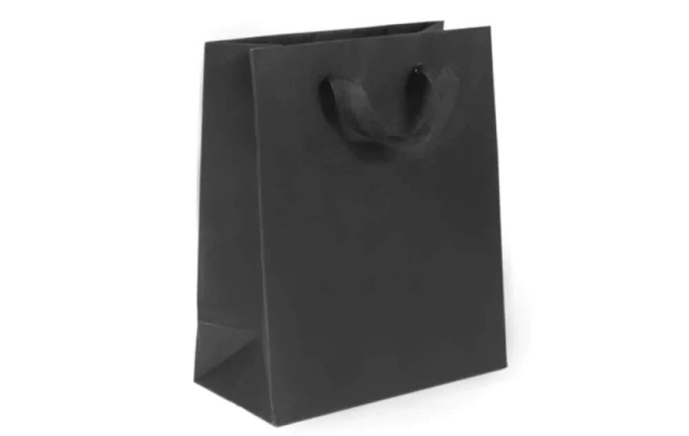 Sac cadeau en coton avec poignée en sergé (8"x4"x10")