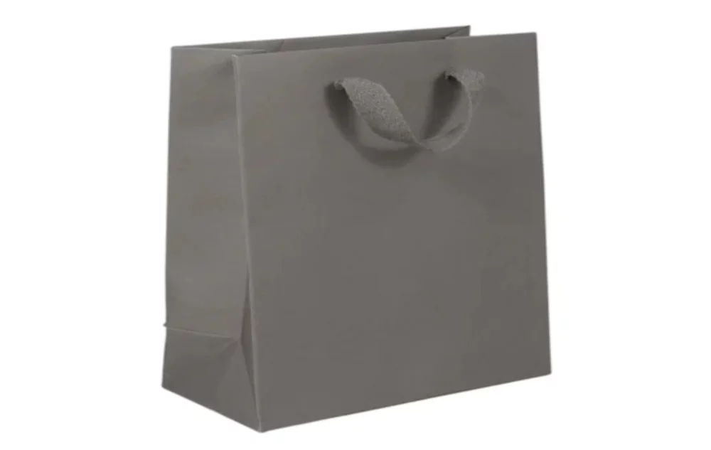 Sac cadeau en coton avec poignée en sergé (8"x4"x10")