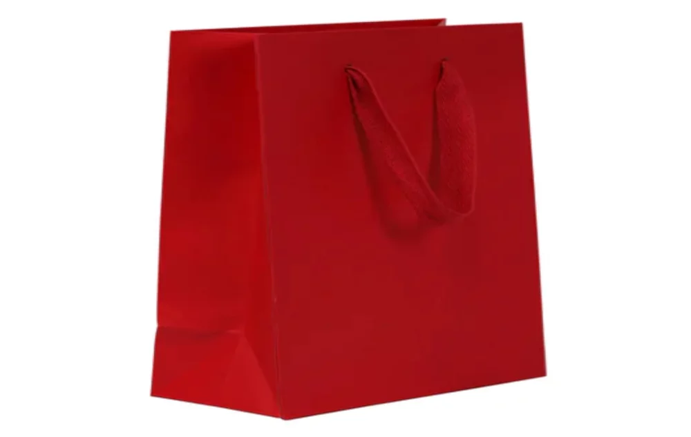 Cotton Twill Handle Gift Bag (8"x4"x10")