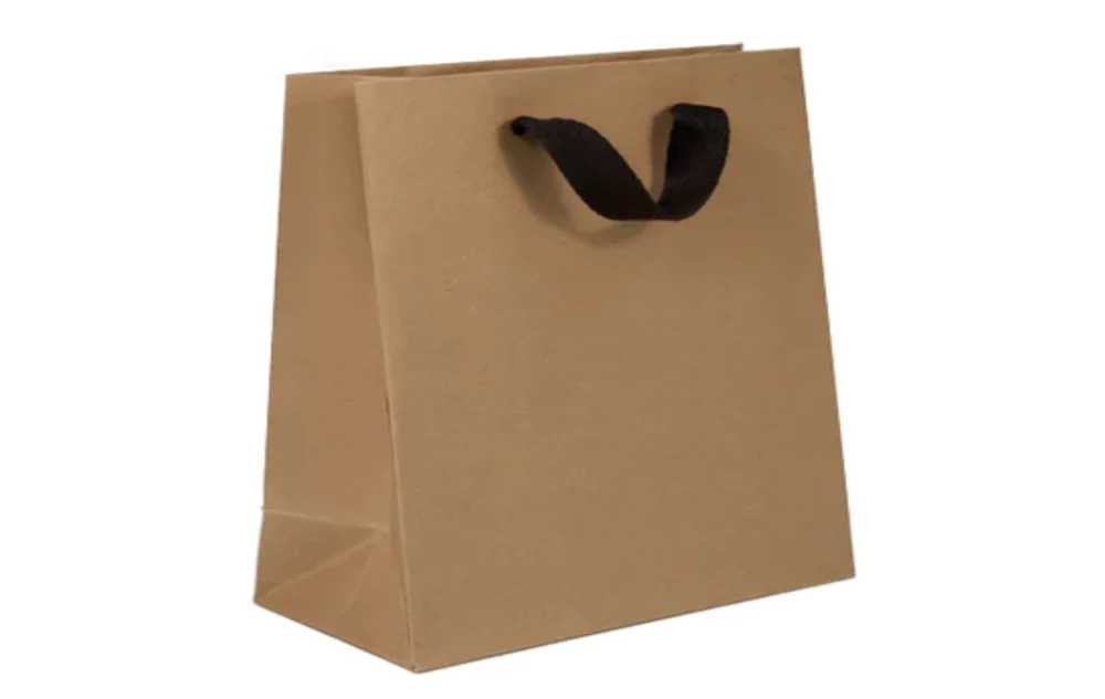 Cotton Twill Handle Gift Bag (8"x4"x10")