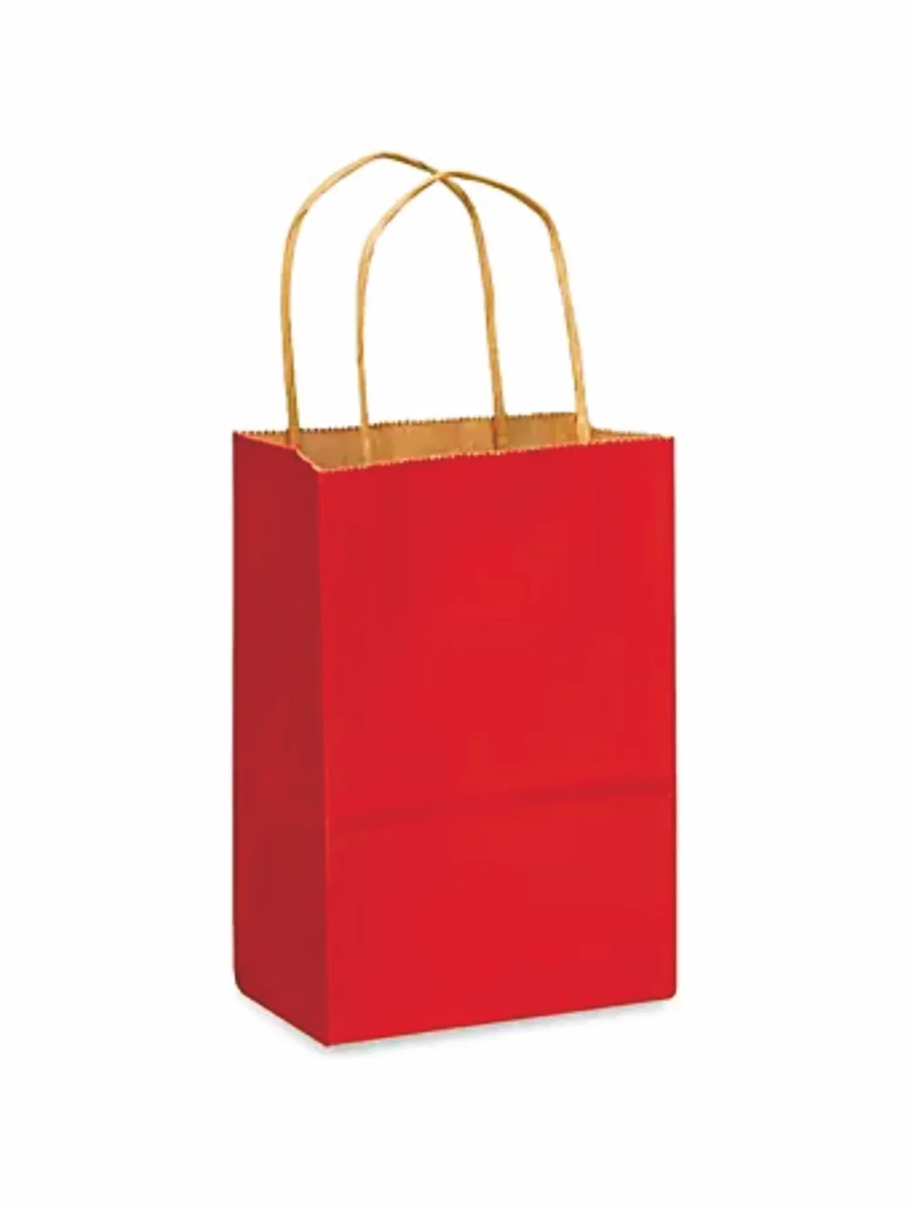 Color Tinted Kraft Paper Shopping Bag 1C1S (5"x3"x8")