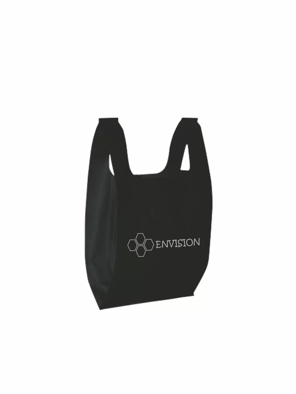 Non Woven T-Shirt Bag 1C2S (12"X7"X20")