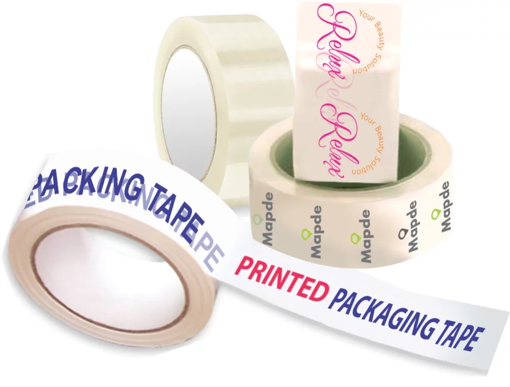 Printed Poly Propylene Packaging Tape (2 Colors, 1 Side)