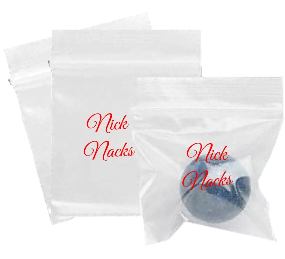 Clear Zip Lock Bags 1C2S (3"x4")
