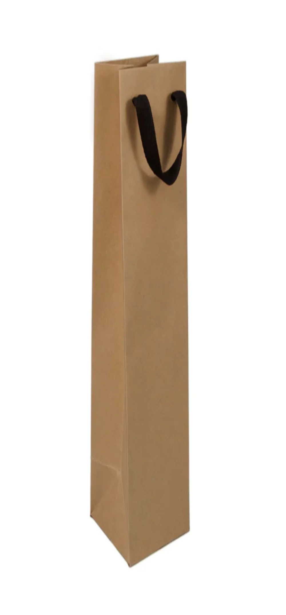 Cotton Twill Kraft Handle Gift Bag w/Digital Print (4.5"x4.5"x15")