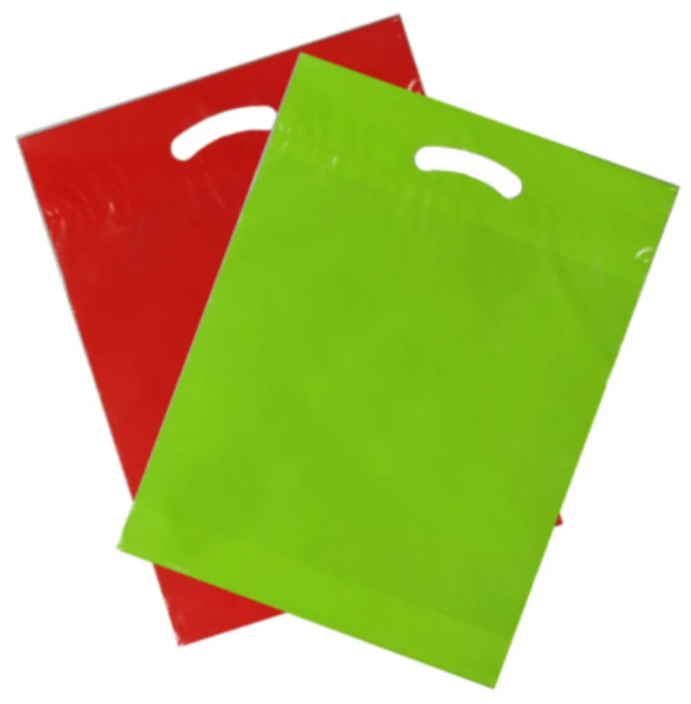 Sacs découpés en dégradé de couleurs - Couleur recyclable - 2C2S (12" x 16" + 3")
