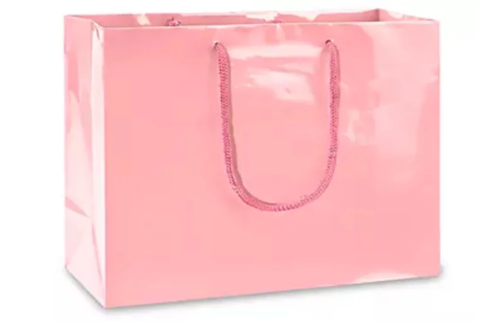 Laminated Gloss Rope Handle Gift Bag (13"x5"x10")