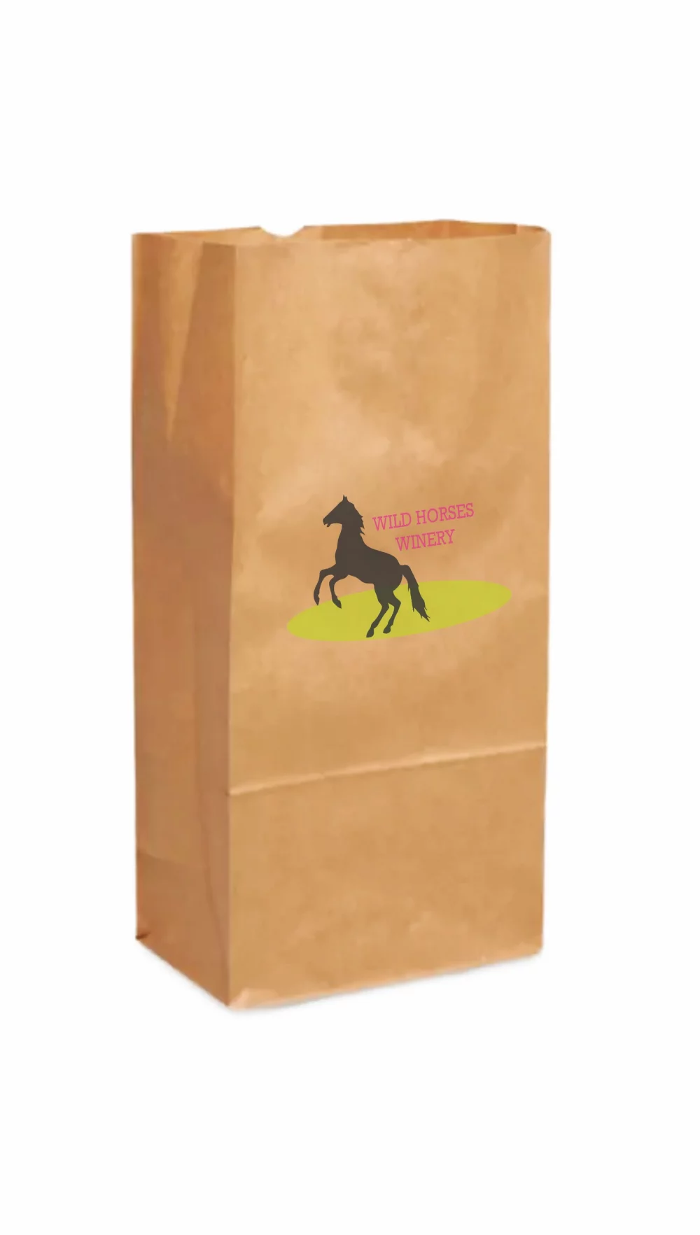 Sac d'épicerie #12 lb, numérique (7"X4X13")