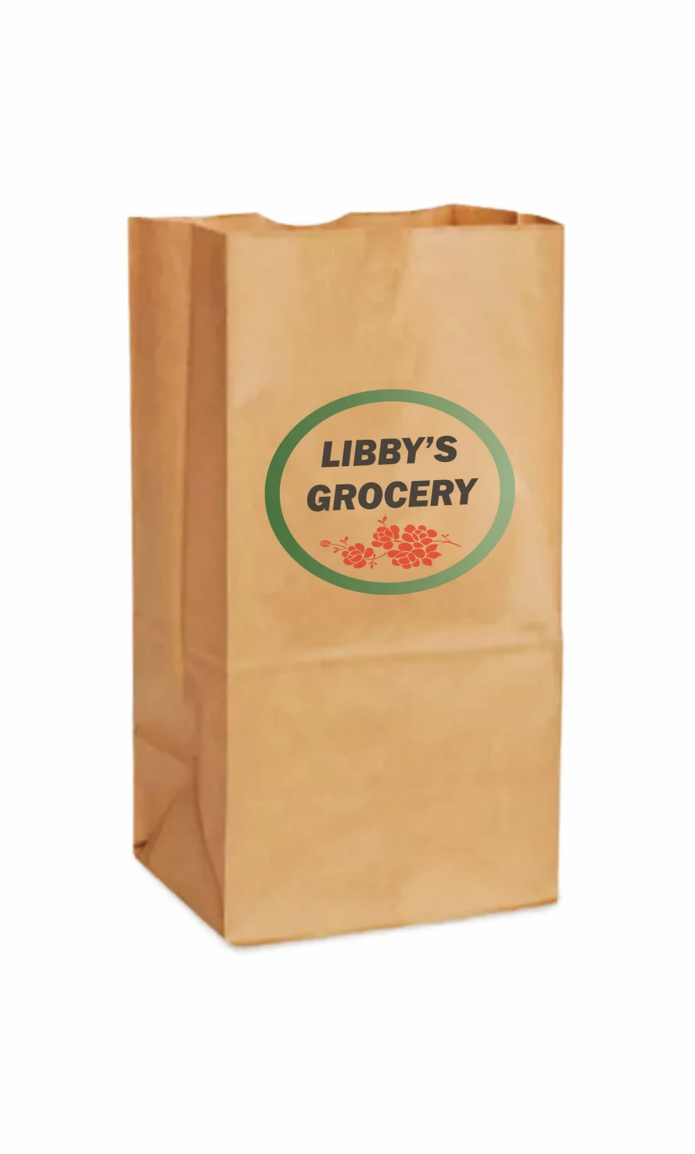 Grocery Bag #20lb, Digital (8"X5X15")