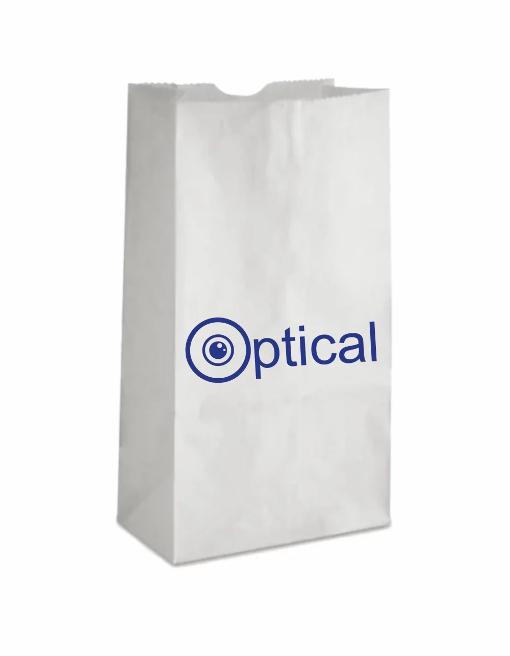 Grocery Bag White #3lb, 1C1S (4"X2X8")