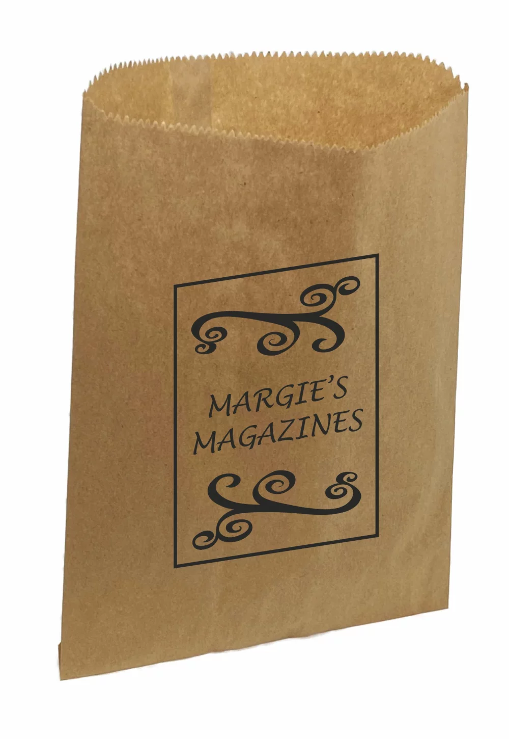 Sac à soufflets Kraft, 1 couleur 1 face (9"X12")