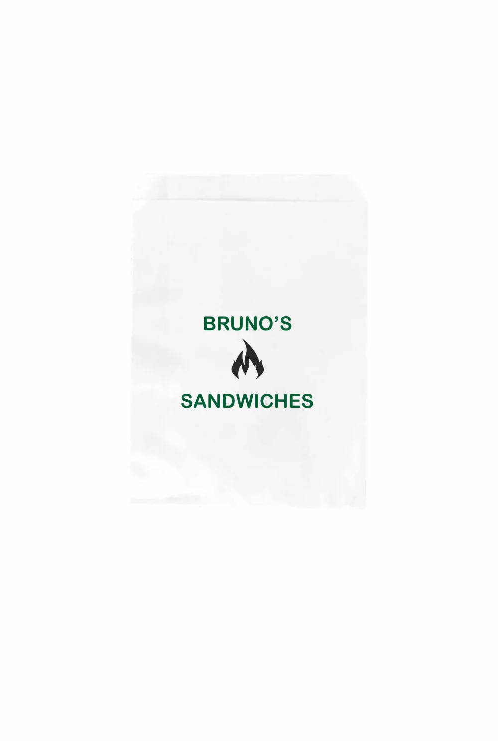 Sac à notions BLANC, 2C1S (6"X9")