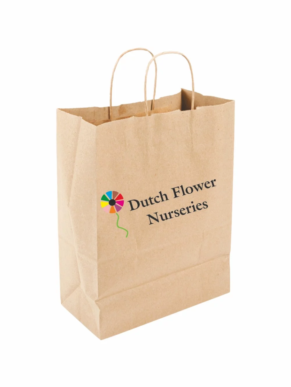 Recycled Natural Kraft Paper Shopping Bag - Digital Print (16'X6'X12")