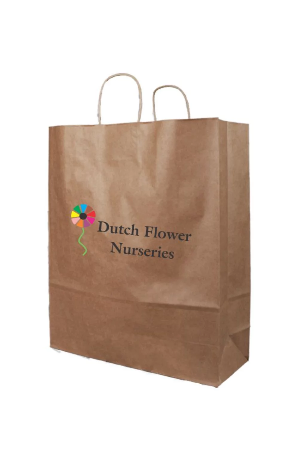 Recycled Natural Kraft Paper Shopping Bag - Digital Print (16'X6'X19")