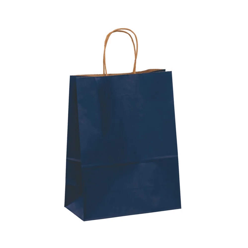 Color Tinted Kraft Paper Shopping Bag 1C1S (10"x5"x13")