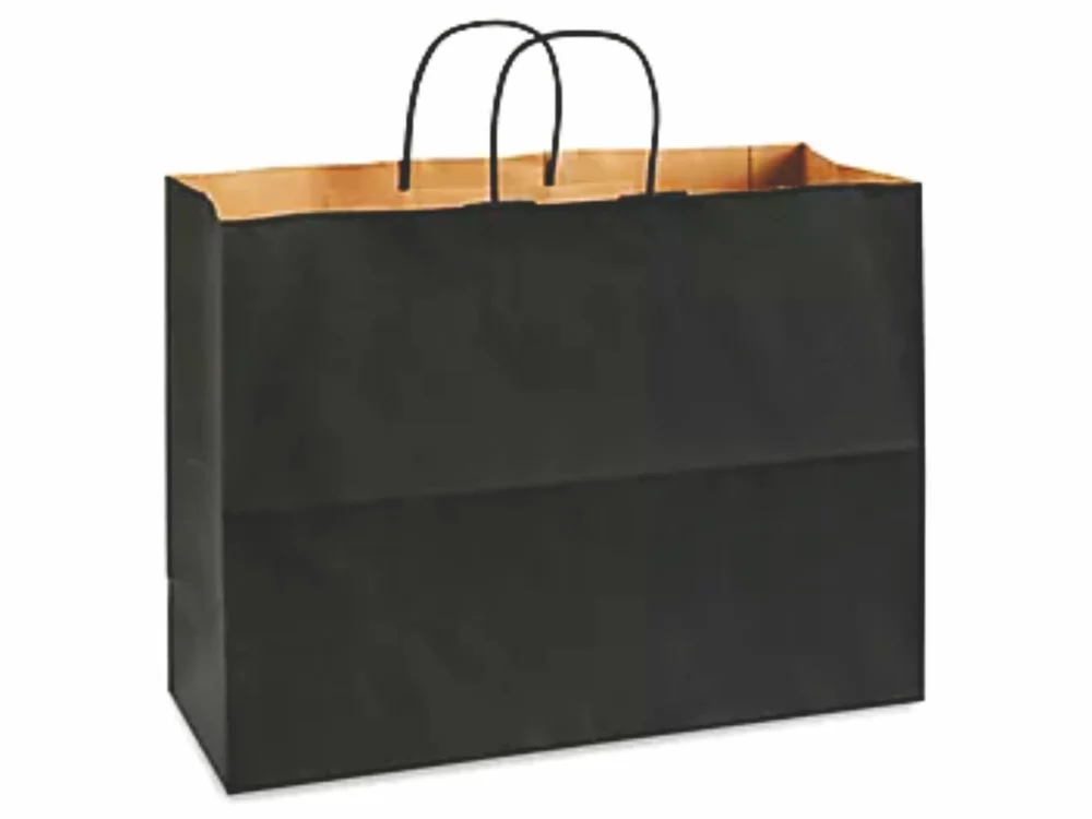 Color Tinted Kraft Paper Shopping Bag 1C1S (16"x6"x12.5")