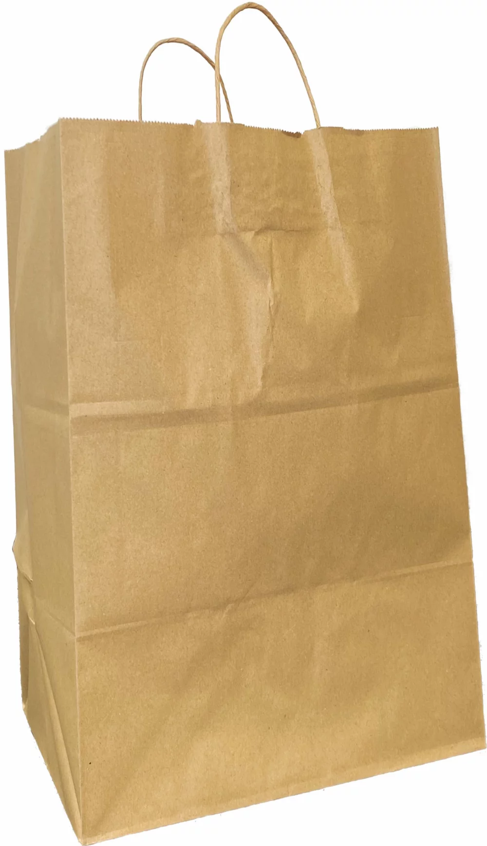 Recycled Natural Kraft Paper Shopping Bag w/Digital Print (13"x7"x17")