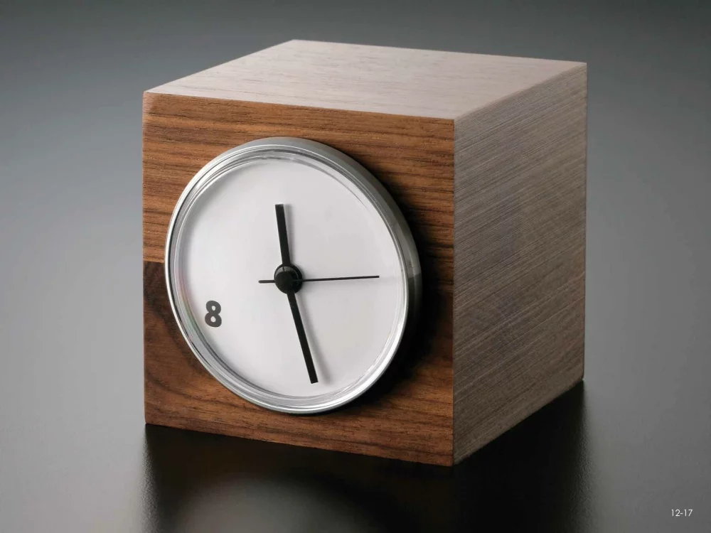 Prix de l'horloge en bois en forme de cube (horloge non incluse)