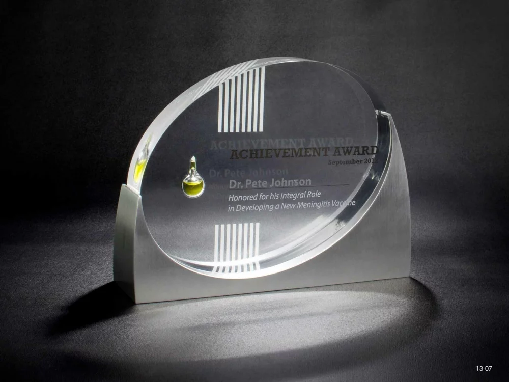 Prix médical avec goutte d'huile