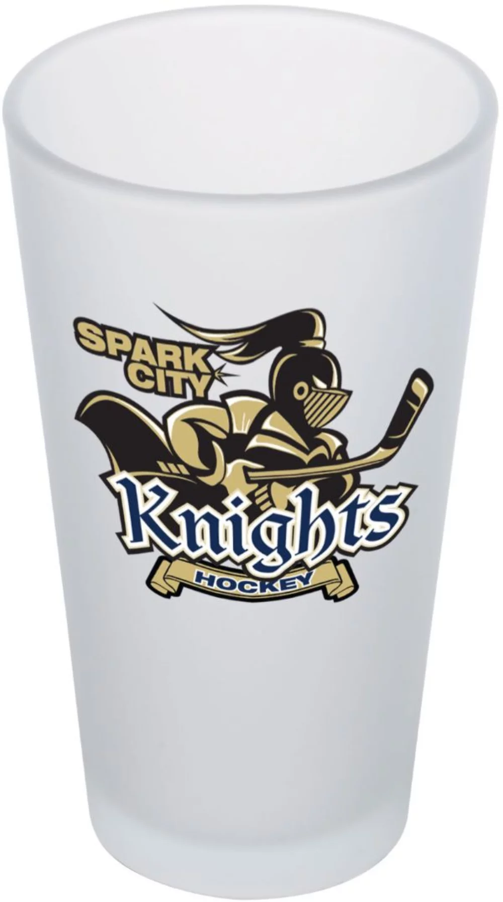 Verre à mélanger givré en couleur pleine 16 oz