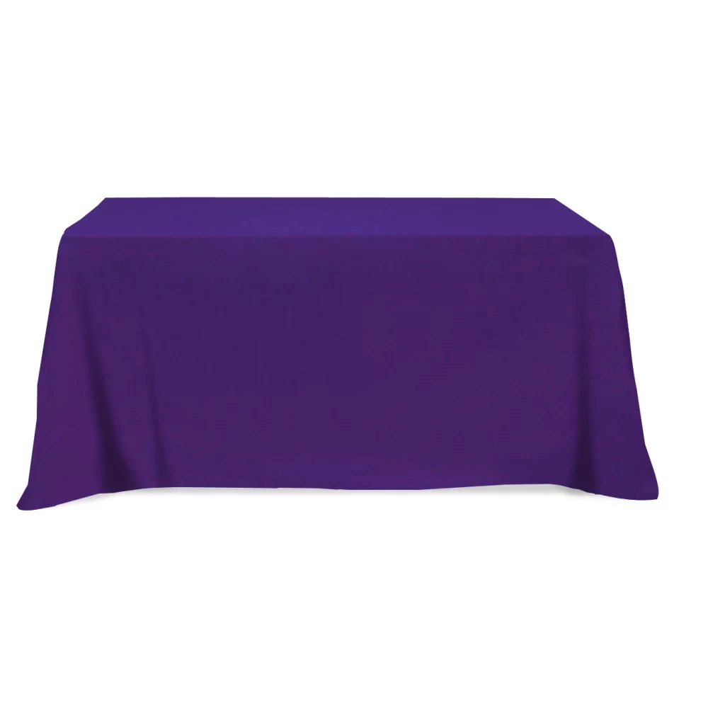 Flat 4-sided Table Cover - fits 6 foot standard table: Poly-Cotton