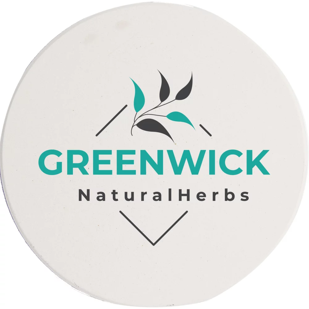 Sous-verre en céramique rond : ensemble de 4 avec support