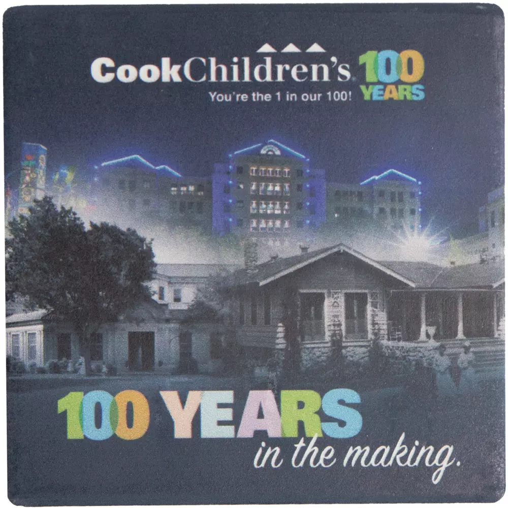 Sous-verre carré en céramique : ensemble de 4 avec support