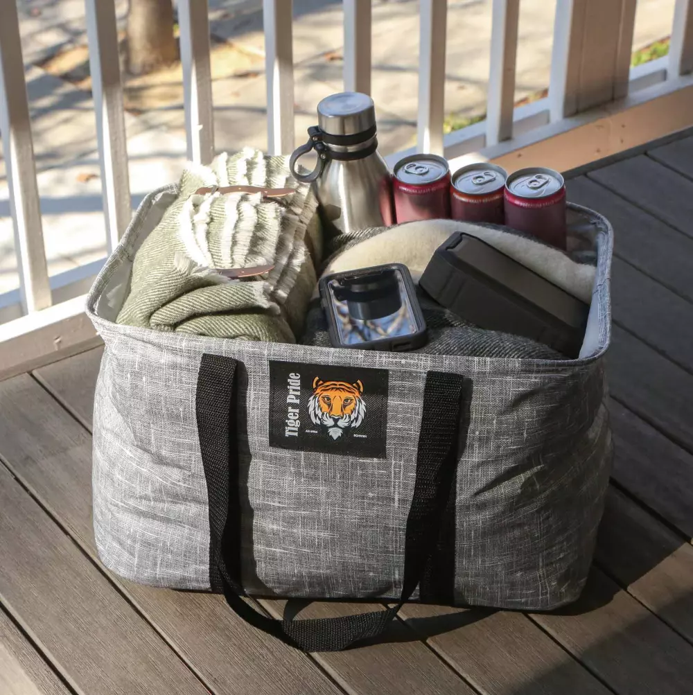Sac fourre-tout pliable en non-tissé bohème