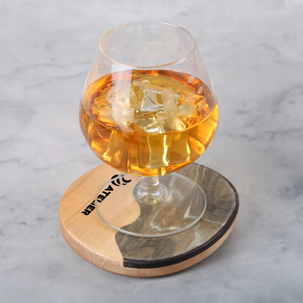 Sous-verre en bois de Pakka et de bouleau Everwood