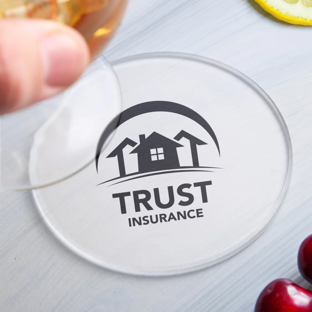 Sous-verre en acrylique Everglow (unité)