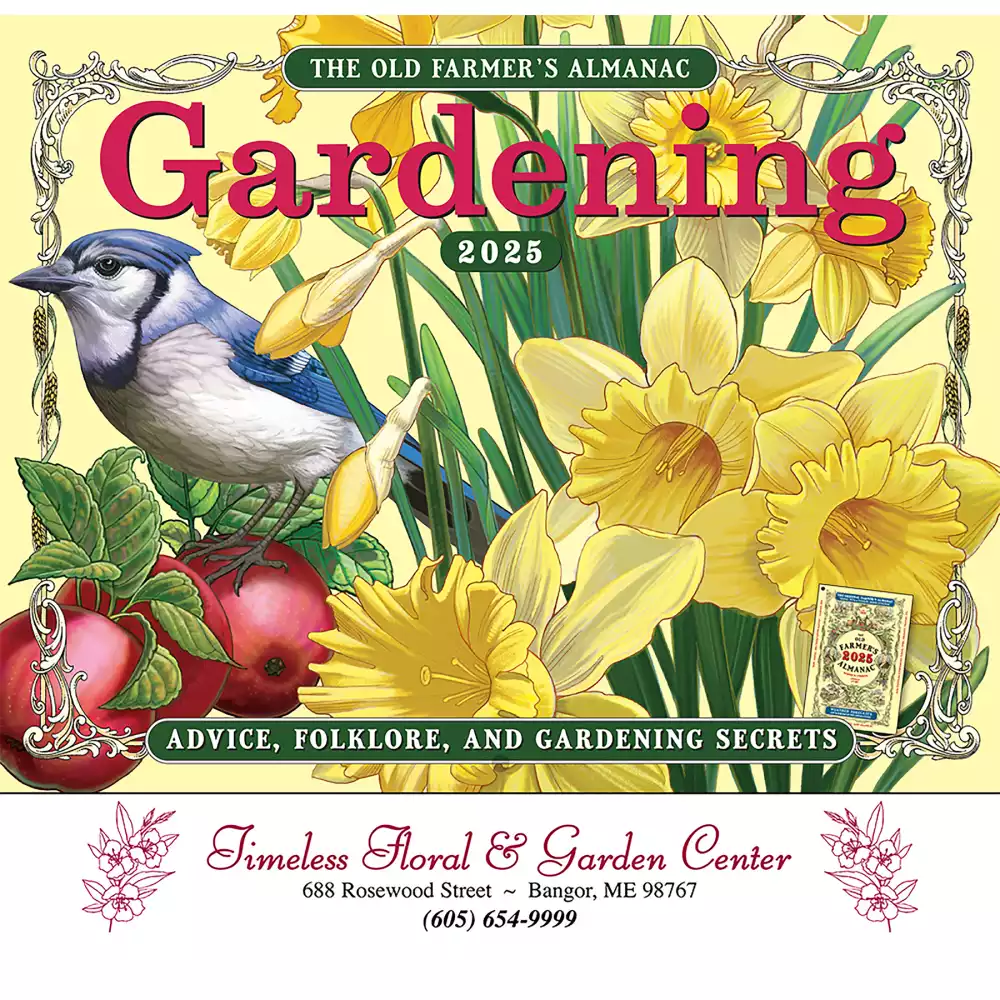 Le Old Farmer's Almanac® Jardinage : 2025 Agrafé