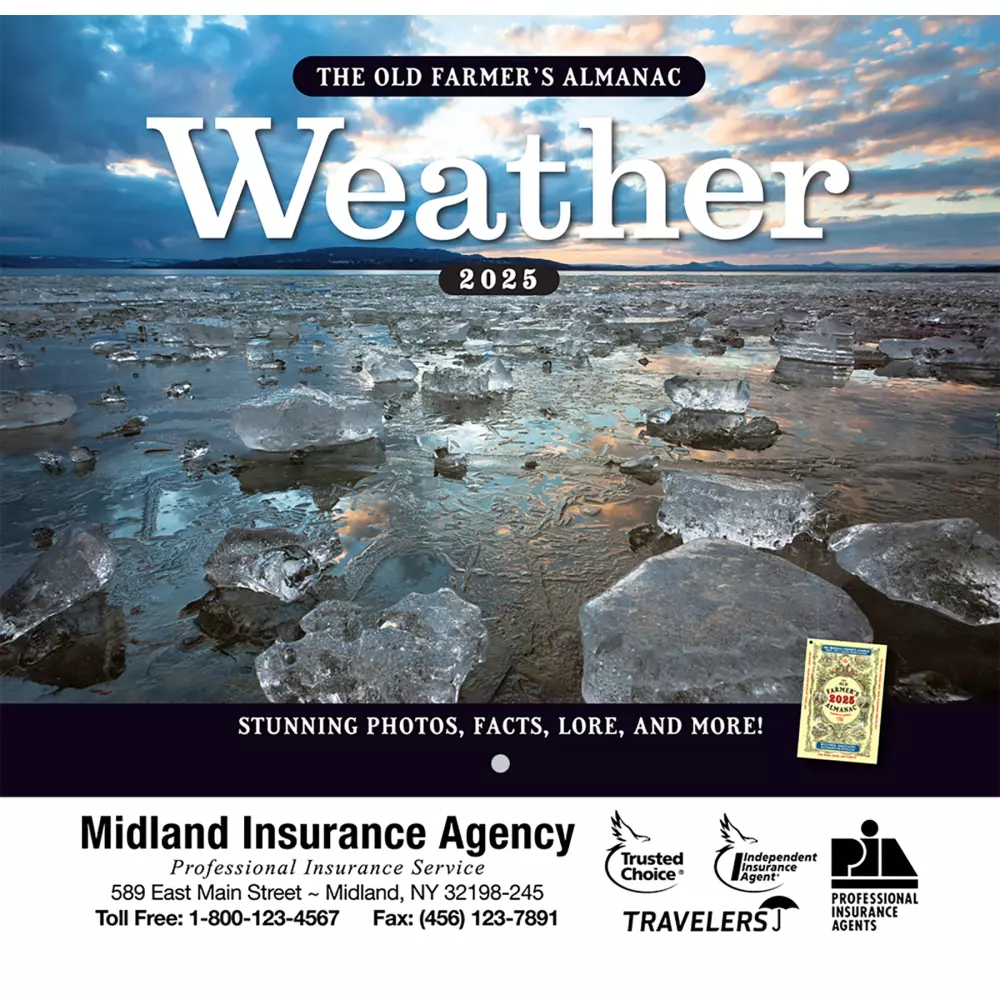 Le Old Farmer's Almanac® Weather Watcher's: 2025 Agrafé