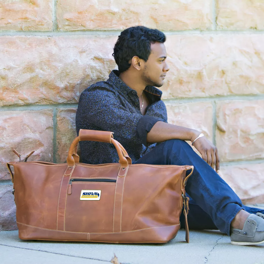 Little River Leather Duffel Bag