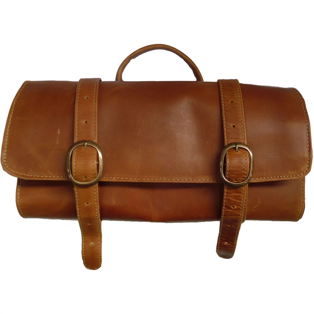 Buffalo Mountain Leather Travel Kit Bag