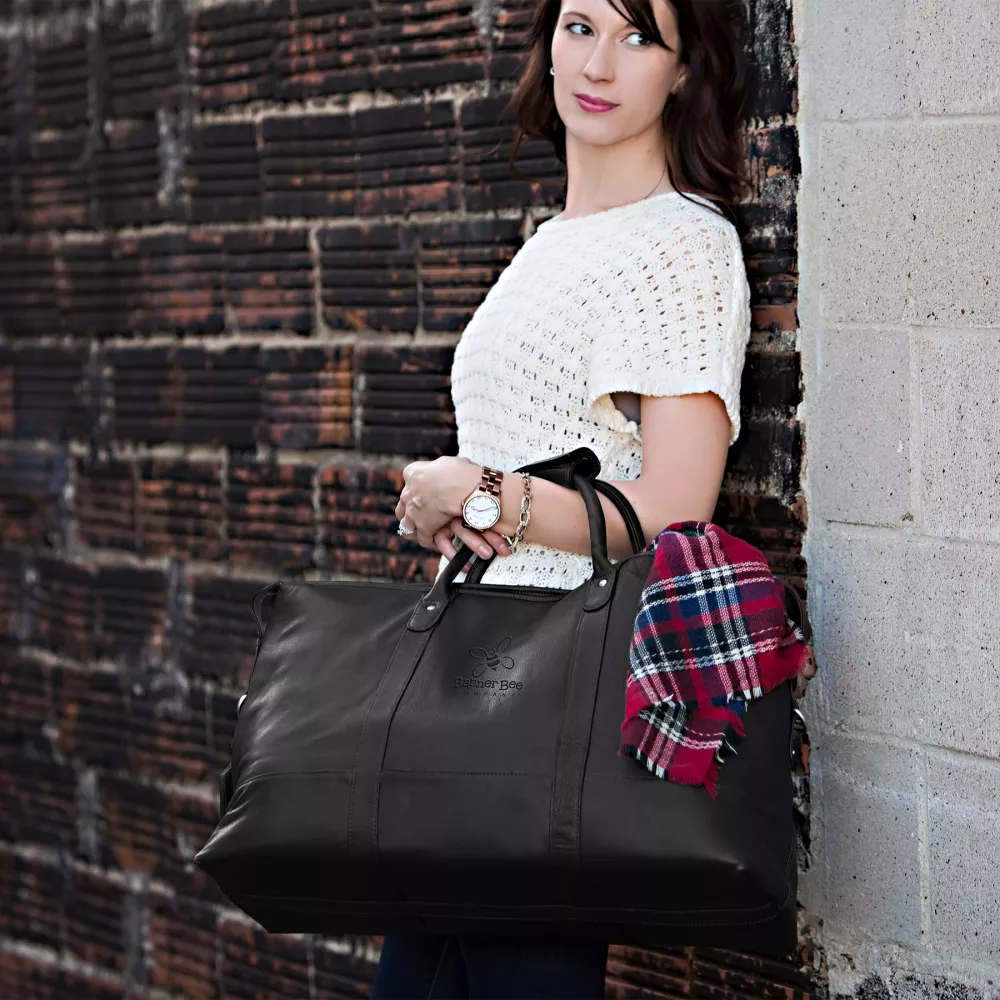 Sac de voyage en cuir de la cabine de Falls Canyon