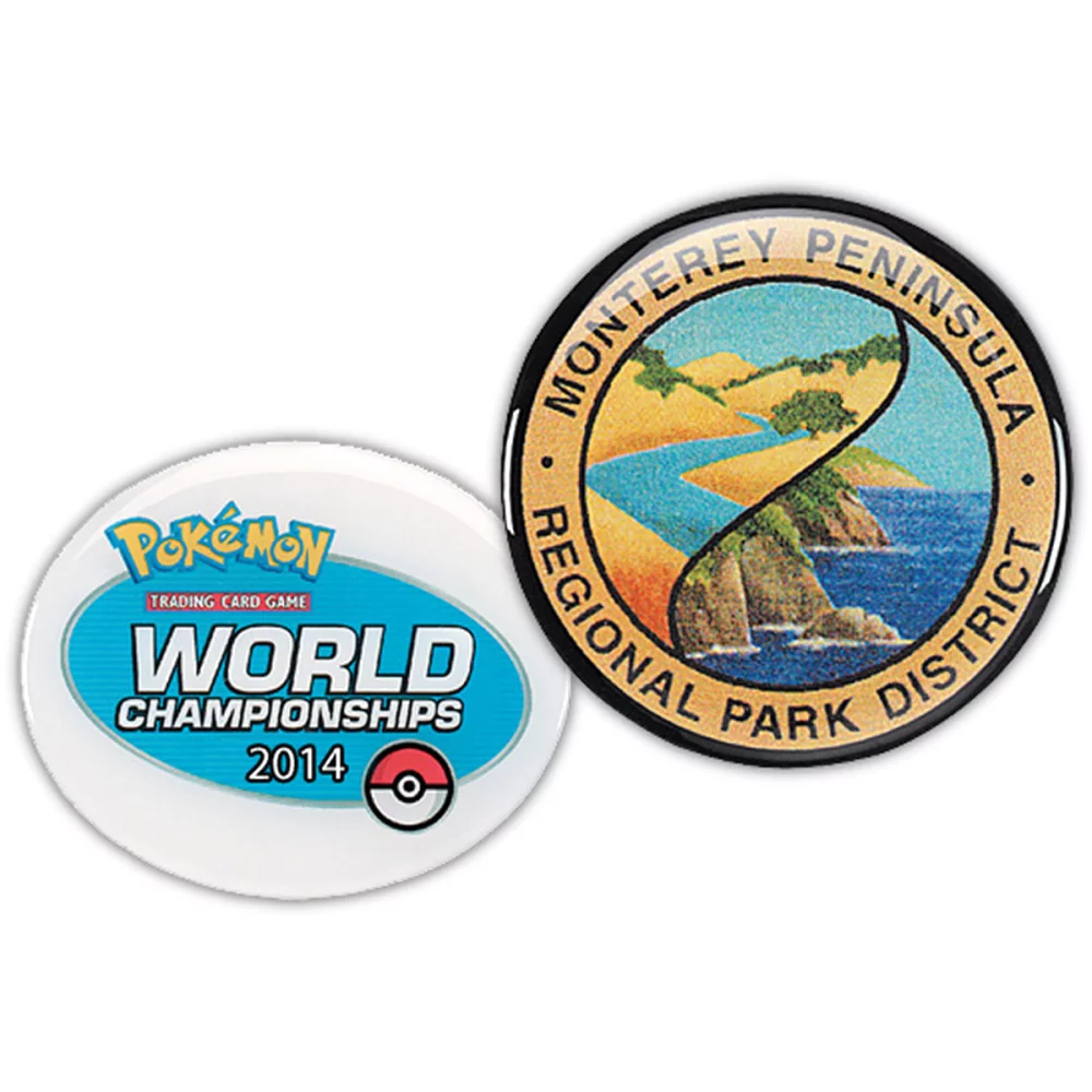 Décalcomanies dômes en couleur complète (taille entre 3 et 6 pouces carrés)