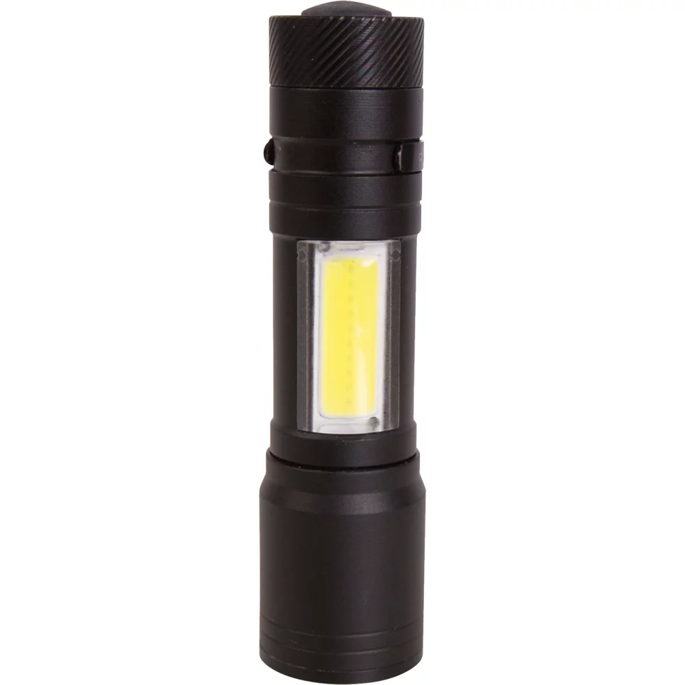 1AA 3 Watt and COB Tactical Aluminum Flashlight