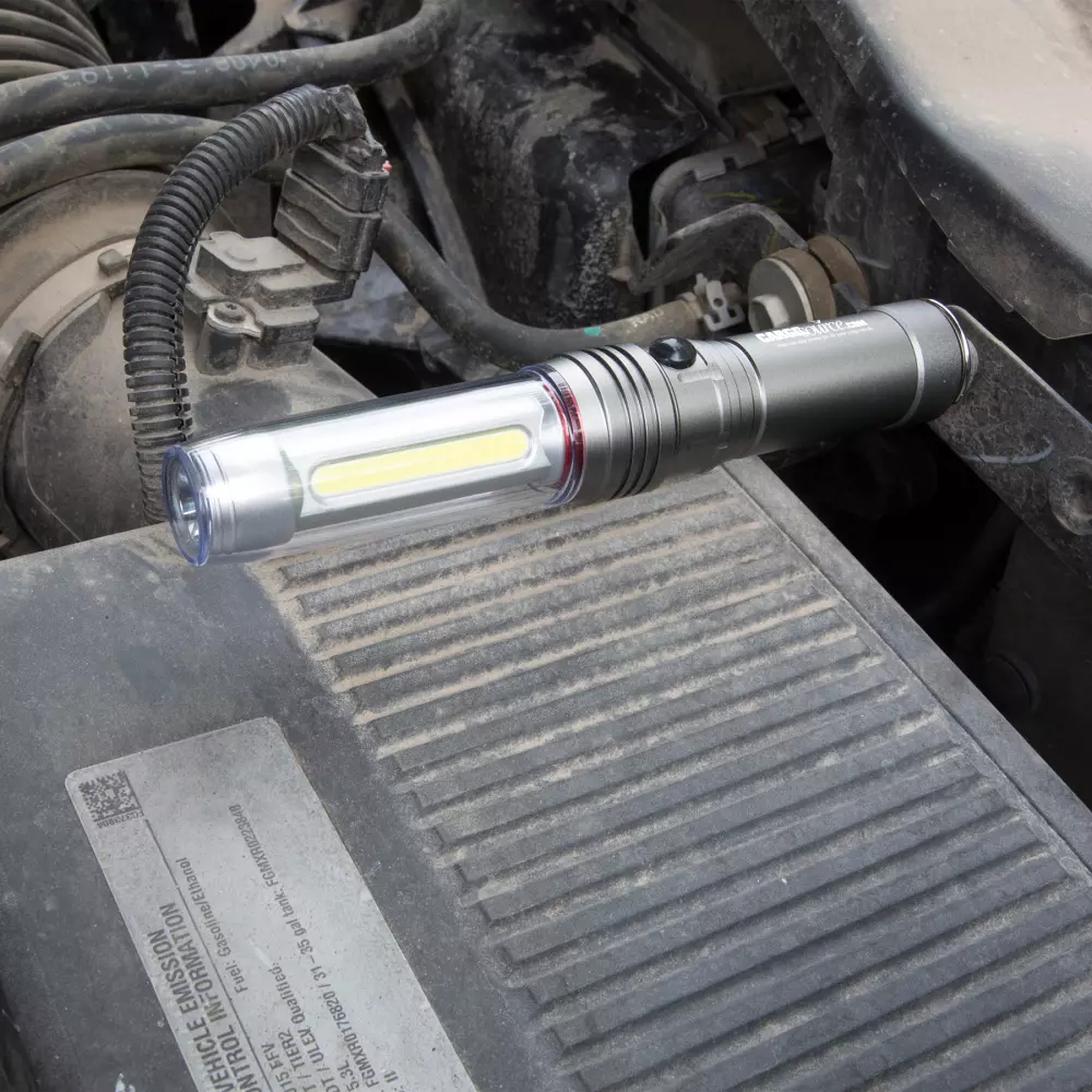 3AAA COB Aluminum Safety Light