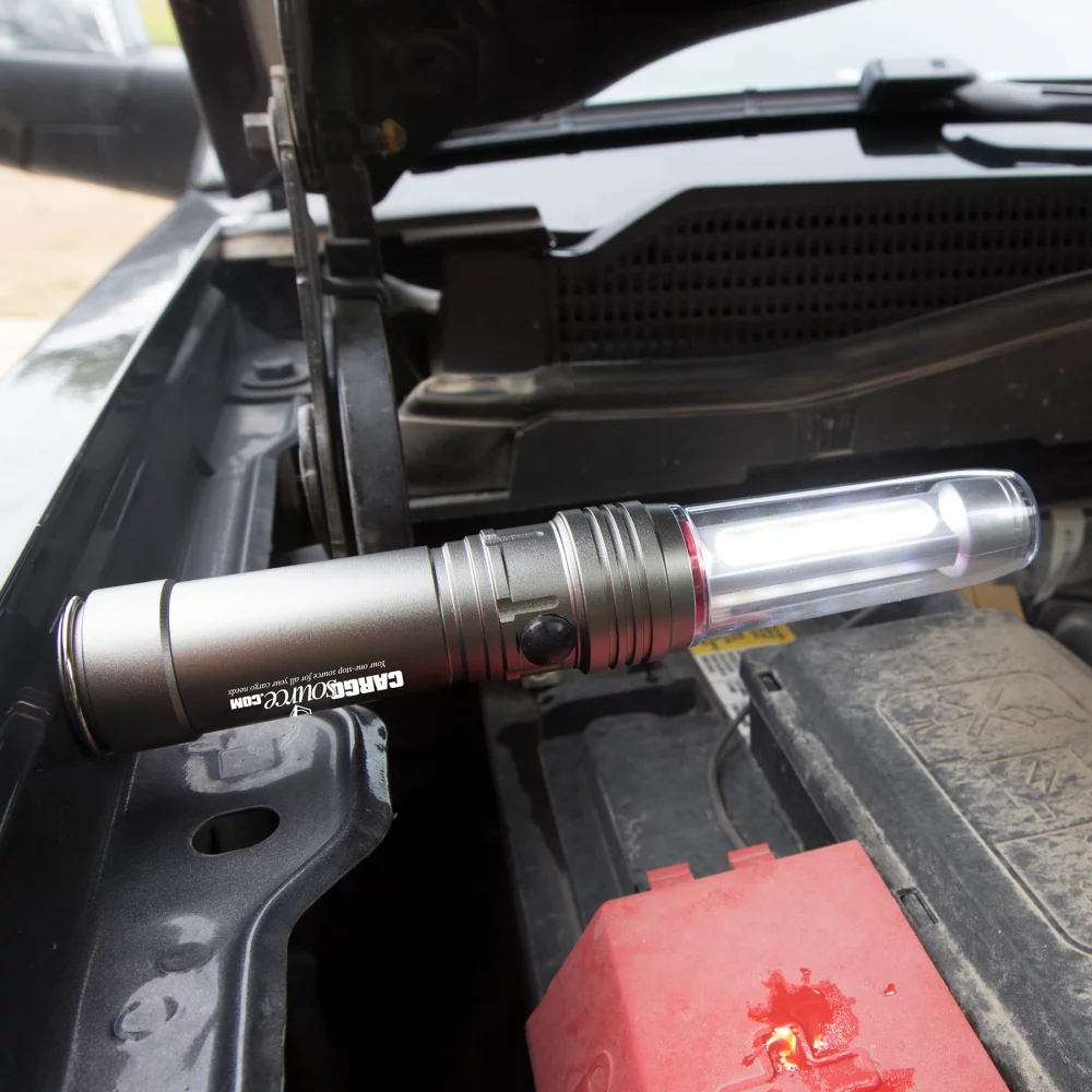 3AAA COB Aluminum Safety Light