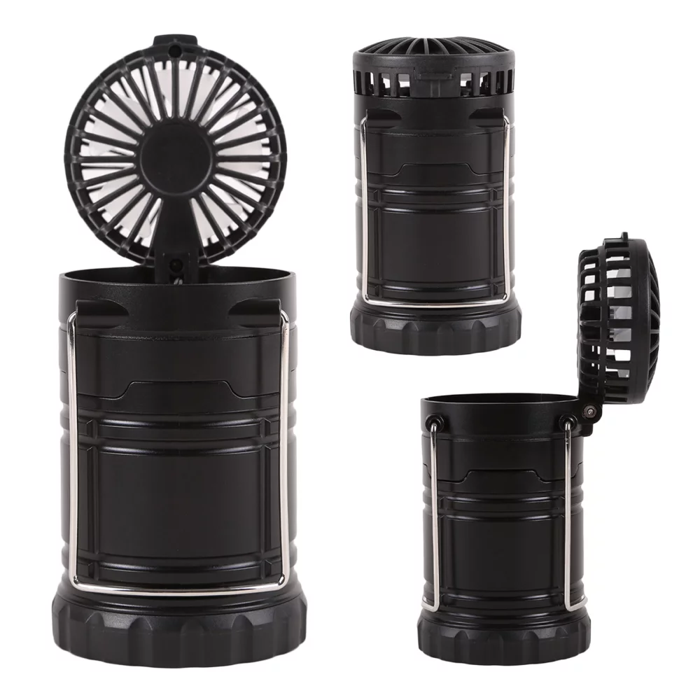 Nouvelle lanterne ventilateur rechargeable double