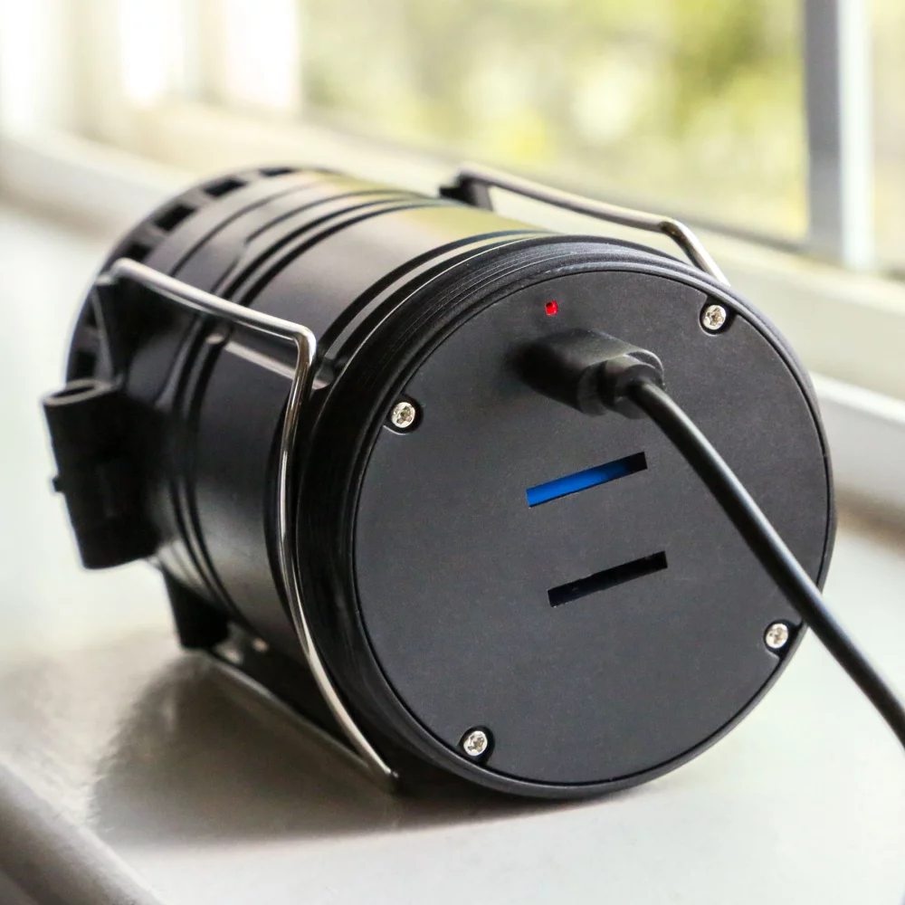 Nouvelle lanterne ventilateur rechargeable double