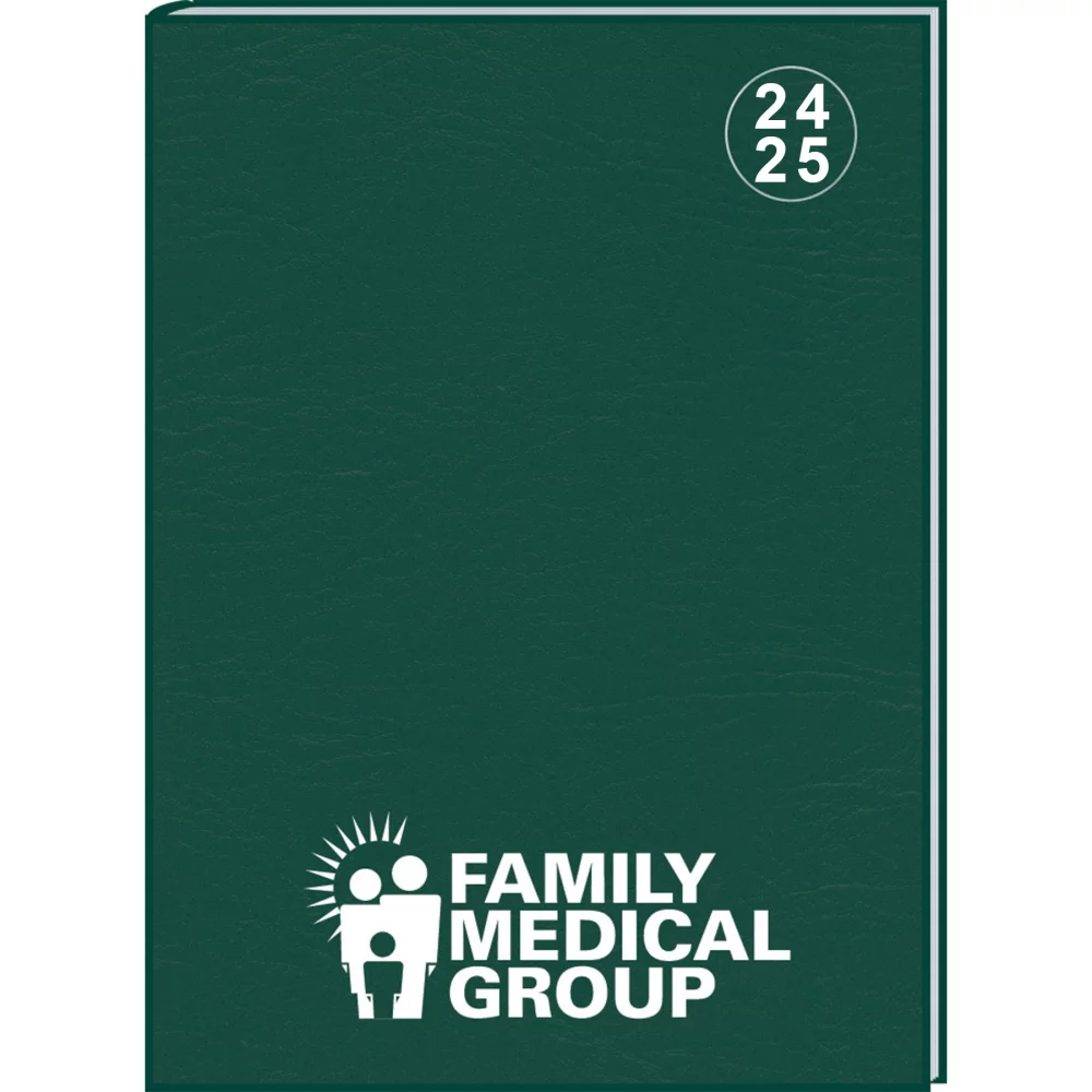 Planificateur mensuel de bureau académique avec couverture marocaine : 2024-2025