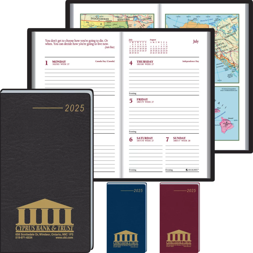 Partenaire de poche® Hebdomadaire avec 14 cartes en couleur : 2025