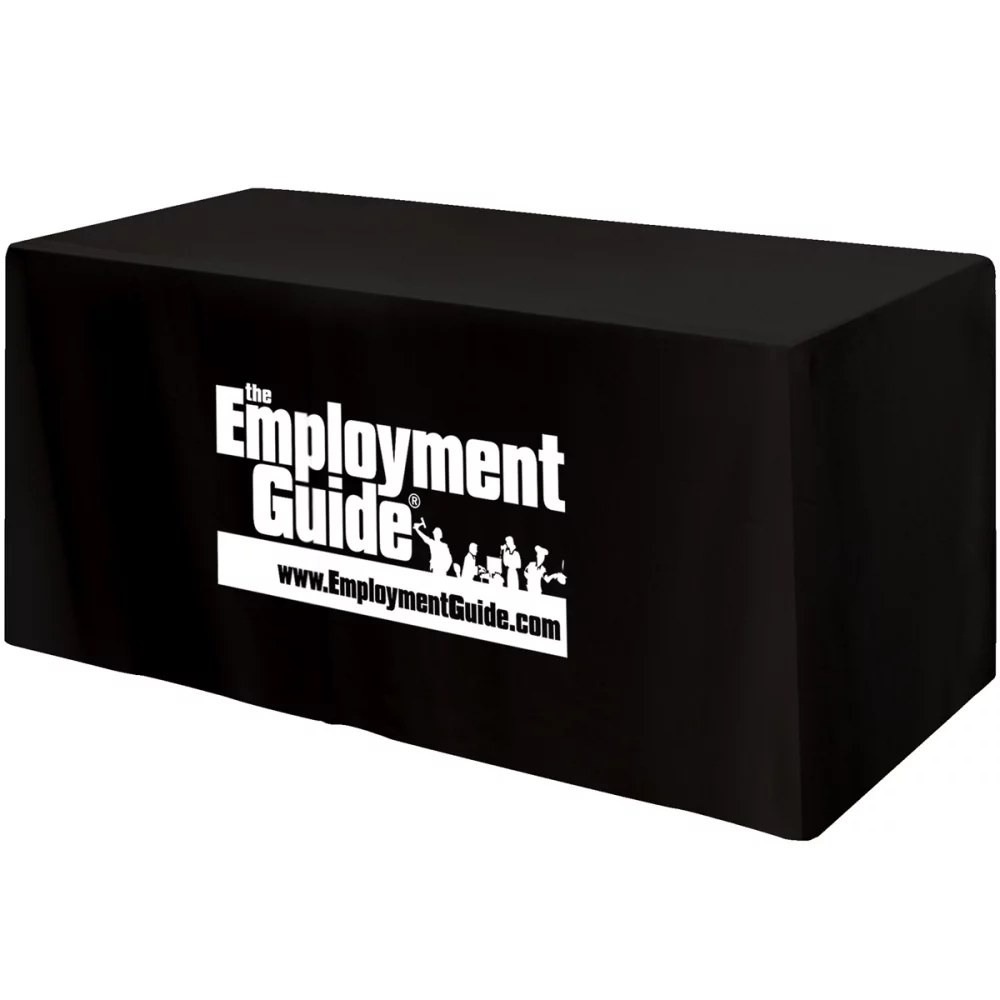 Housse de table ajustée à 4 côtés - convient à une table standard de 4 pieds