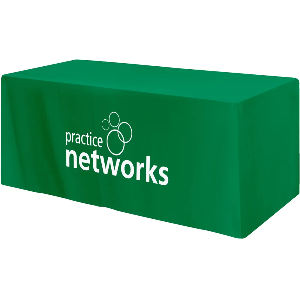 Housse de table ajustée à 4 côtés - convient à une table standard de 6 pieds