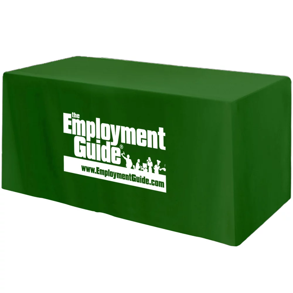 Housse de table ajustée à 4 côtés - convient à une table standard de 4 pieds