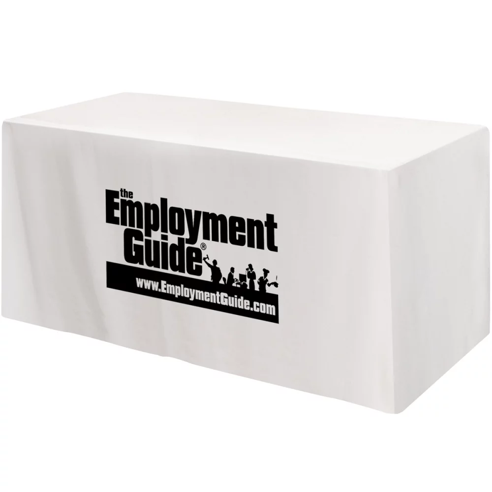 Housse de table ajustée à 4 côtés - convient à une table standard de 4 pieds