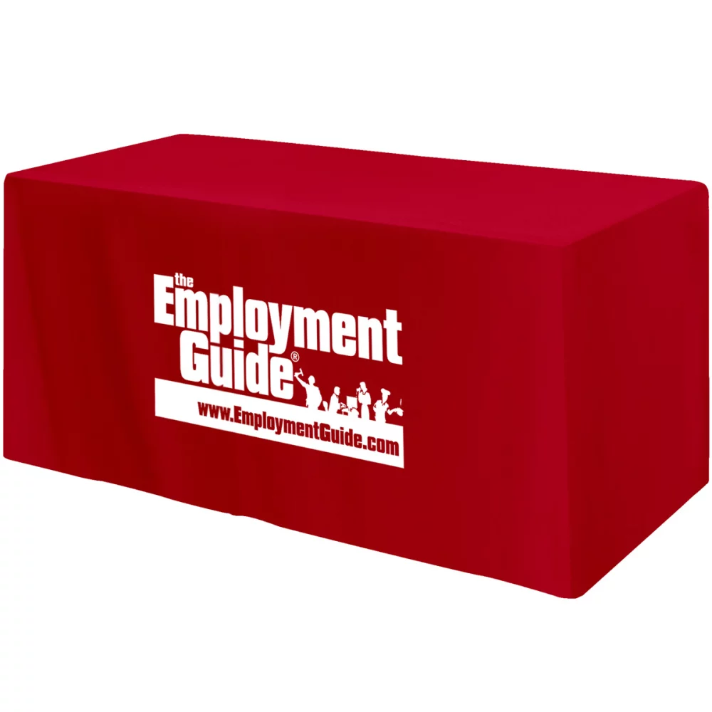 Housse de table ajustée à 4 côtés - convient à une table standard de 4 pieds